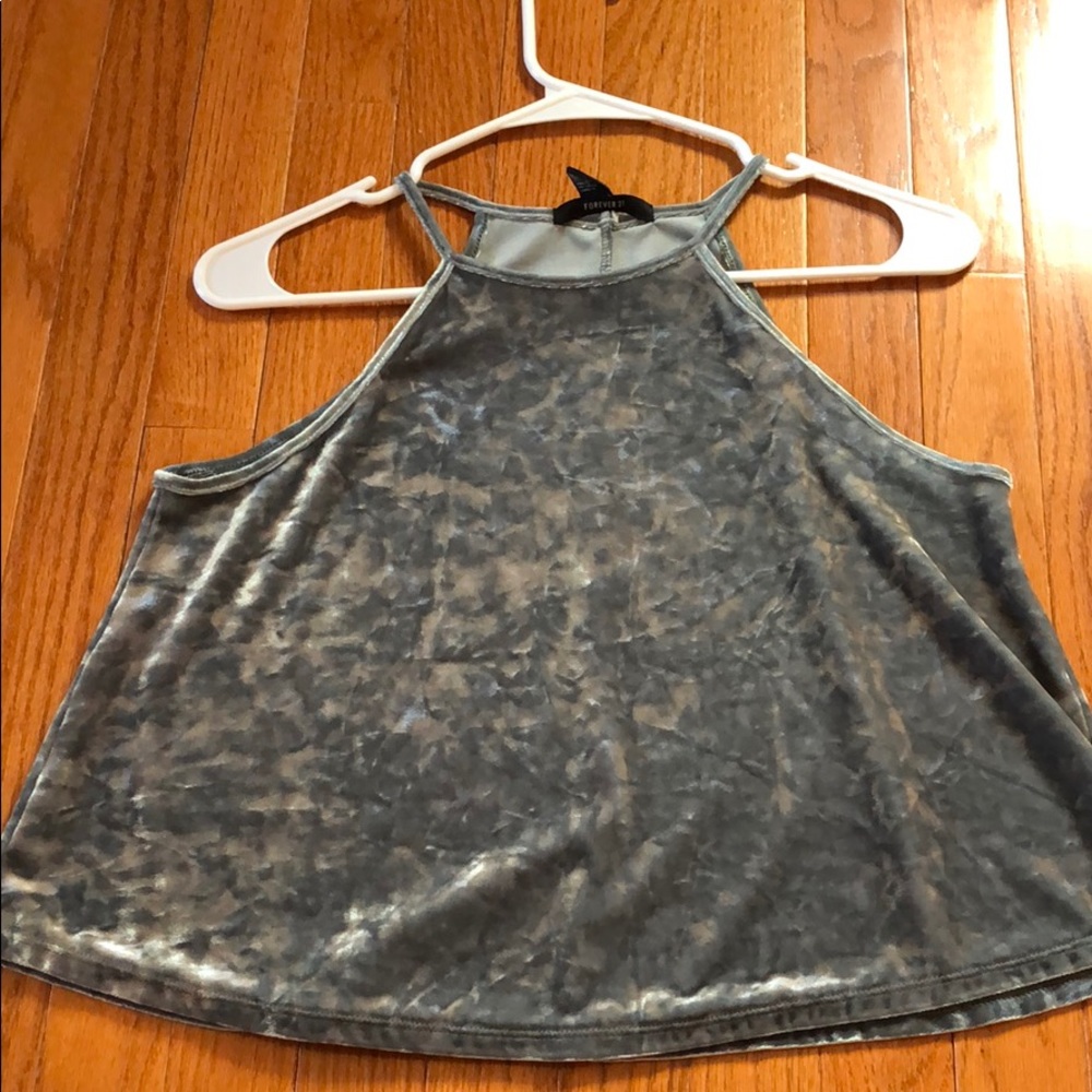 Velvet tank top